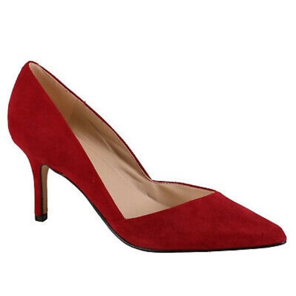 marc fisher suede pumps